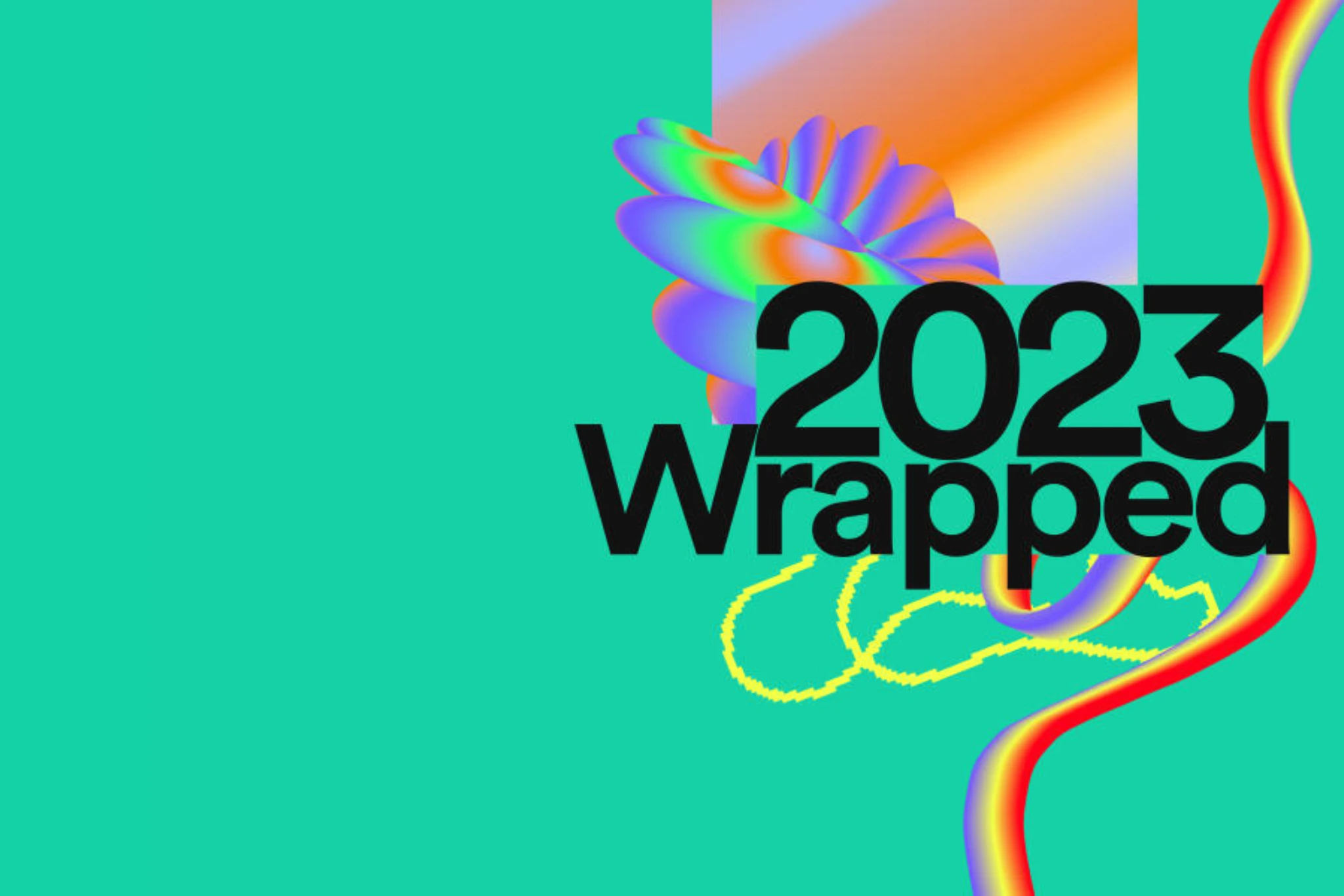 image of words 2023 Wrapped